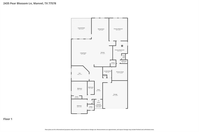 2435 Pear Blossom Lane, Manvel, TX 77578