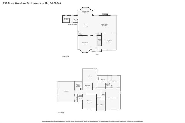 790 River Overlook Drive, Lawrenceville, GA 30043