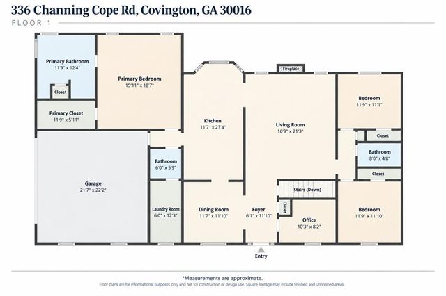 336 Channing Cope Road, Covington, GA 30016