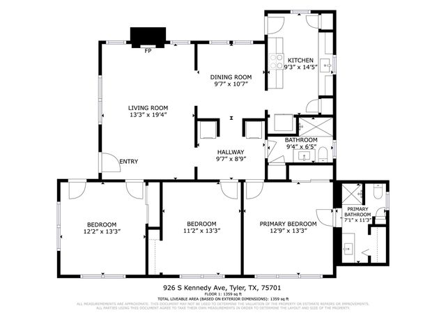 926 S Kennedy Avenue, Tyler, TX 75701