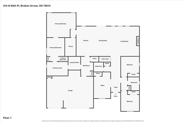 414 N 84th Place, Broken Arrow, OK 74014