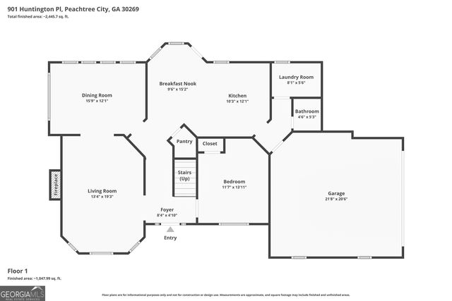 901 Huntington Place, Peachtree City, GA 30269