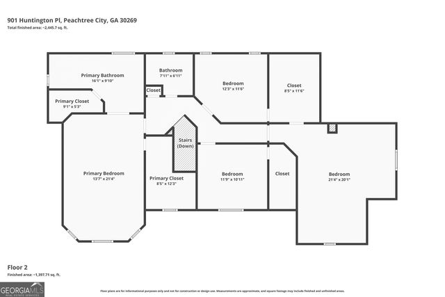 901 Huntington Place, Peachtree City, GA 30269