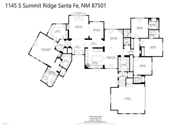 1145 South Summit Ridge, Santa Fe, NM 87501