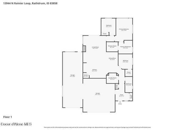 13944 N Rainier Loop, Rathdrum, ID 83858