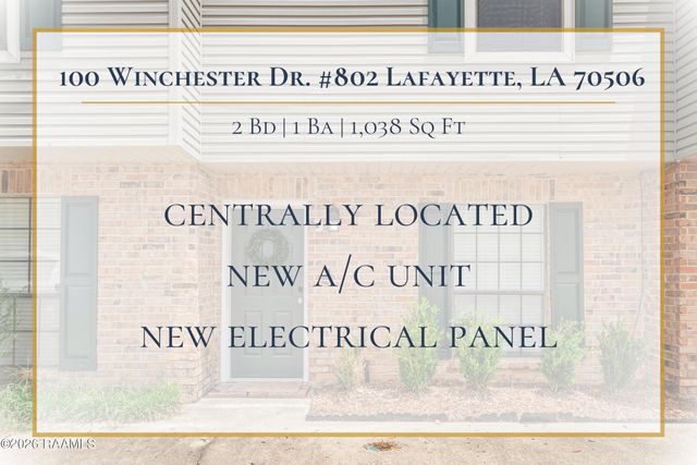 100 Winchester Drive 802, Lafayette, LA 70506