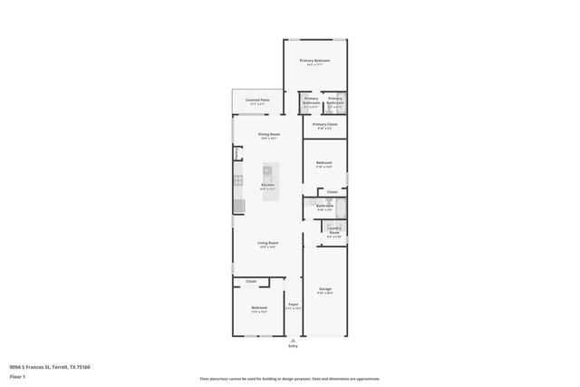 909 S Frances Street A, Terrell, TX 75160
