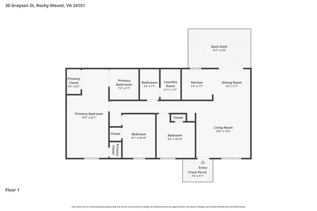 30 Grayson ST, Rocky Mount, VA 24151