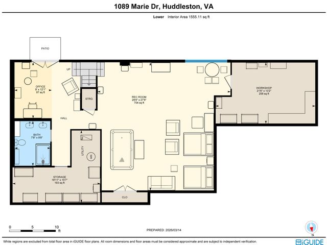 1089 Marie DR, Huddleston, VA 24104