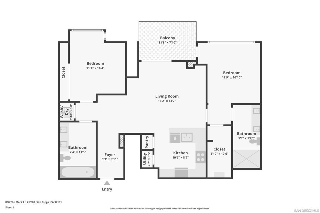 Image 44 of property listing at 800 The Mark Lane 607, San Diego, CA 92101