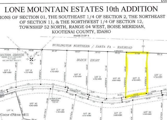 L11B8 N Eclipse Road, Rathdrum, ID 83858