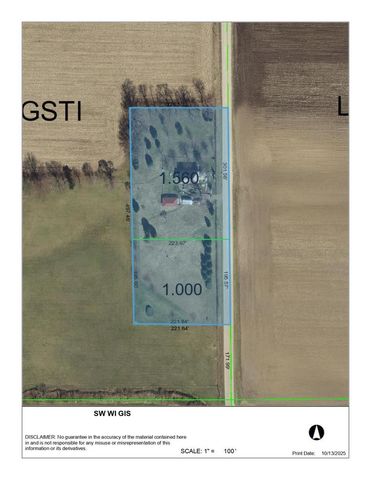 7610 N Prairie Road, Muscoda, WI 53573