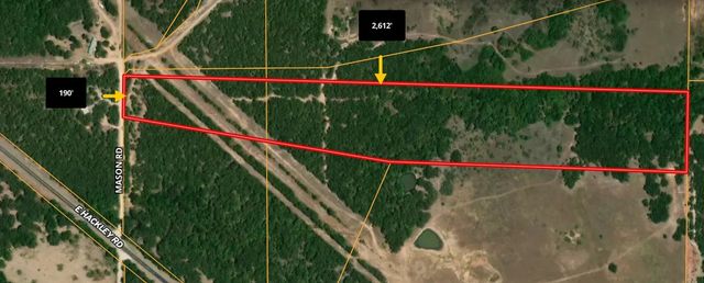 19.09 AC N Mason, Perrin, TX 78486