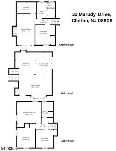 33 Marudy Dr, Clinton Town, NJ 08809