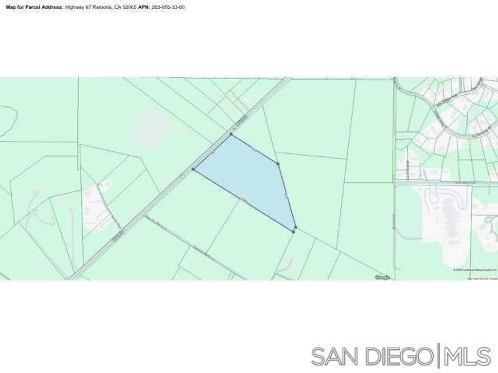 Image 1 of property listing at 0 Julian Rd(Hwy 67), Ramona, CA 88888
