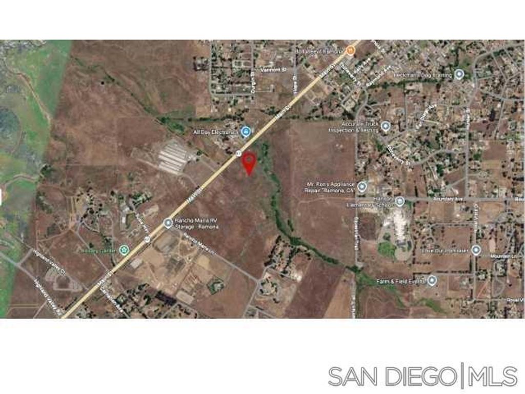 Image 2 of property listing at 0 Julian Rd(Hwy 67), Ramona, CA 88888