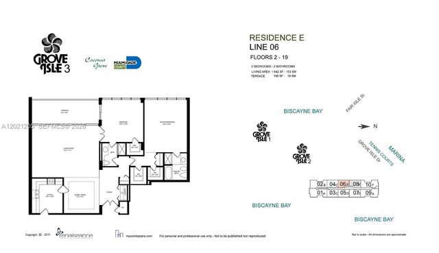 3 Grove Isle Dr C1606, Coconut Grove, FL 33133