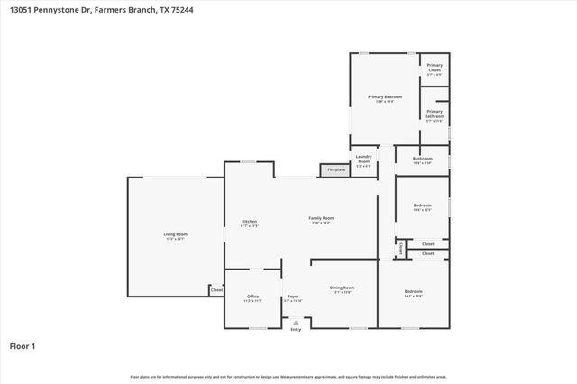 13051 Pennystone Drive, Farmers Branch, TX 75244