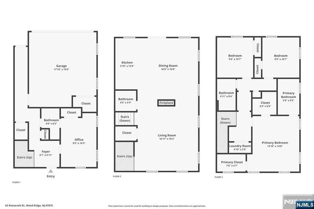 62 Roosevelt Drive, Wood Ridge, NJ 07075