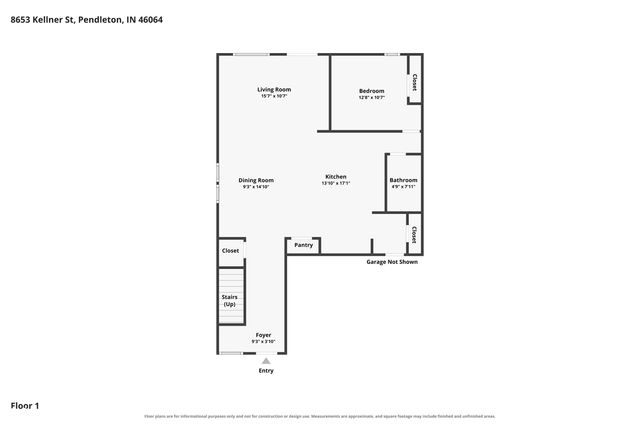 8653 Kellner Street, Pendleton, IN 46064