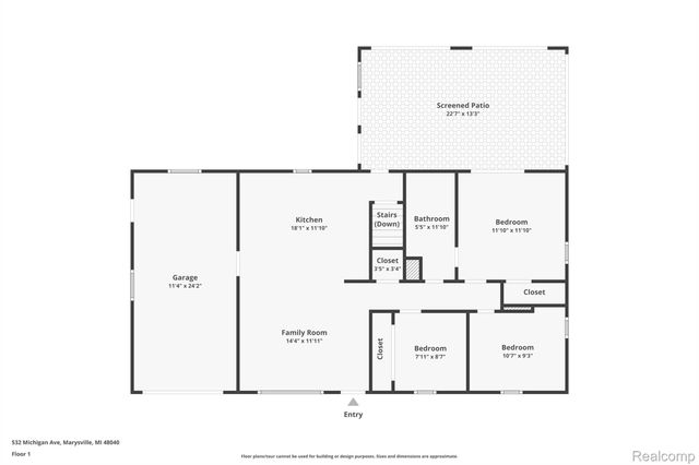 532 Michigan Avenue, Marysville, MI 48040