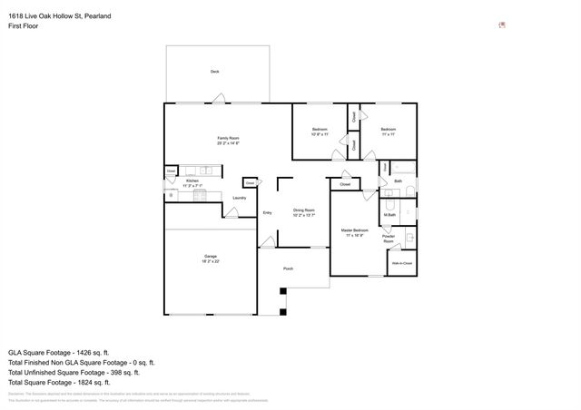 1618 Live Oak Hollow Street, Pearland, TX 77581