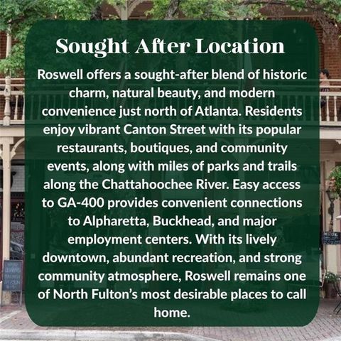 8006 Lexington Drive, Roswell, GA 30075
