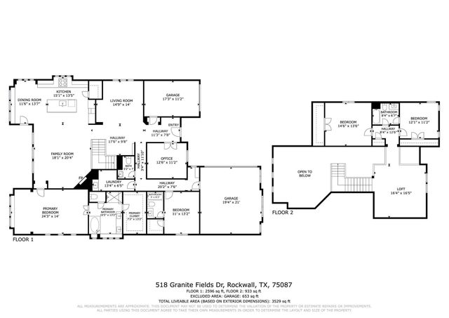 518 Granite Fields Drive, Rockwall, TX 75087