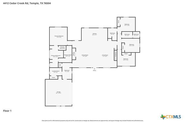 4412 Cedar Creek Road, Temple, TX 76504