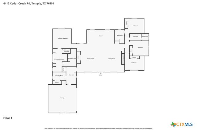 4412 Cedar Creek Road, Temple, TX 76504
