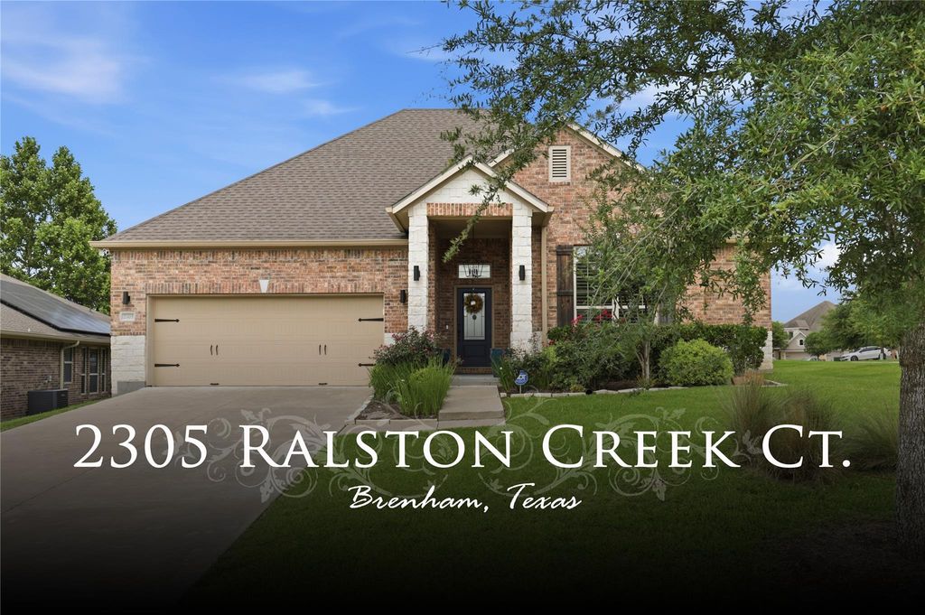 2305 Ralston Creek CT, Brenham, TX 77833