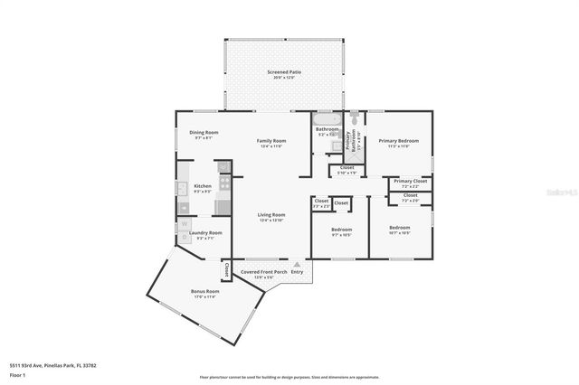 5511 93RD AVENUE N, Pinellas Park, FL 33782