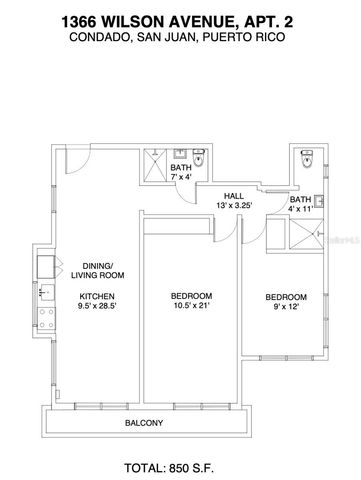 1366 WILSON AVE 2, San Juan, PR 00907
