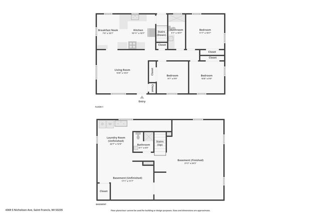 4369 S Nicholson AVENUE, Saint Francis, WI 53235