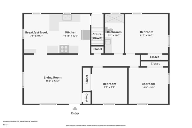 4369 S Nicholson AVENUE, Saint Francis, WI 53235