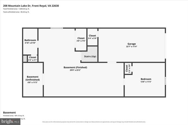 208 MOUNTAIN LAKE DR, Front Royal, VA 22630