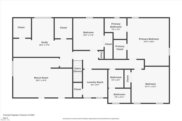 413 Joseph Topping DR, Poquoson, VA 23662