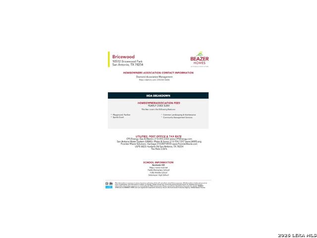 10626 Bricewood Park, San Antonio, TX 78254