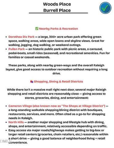 3010 Burrell Place, Raleigh, NC 27607