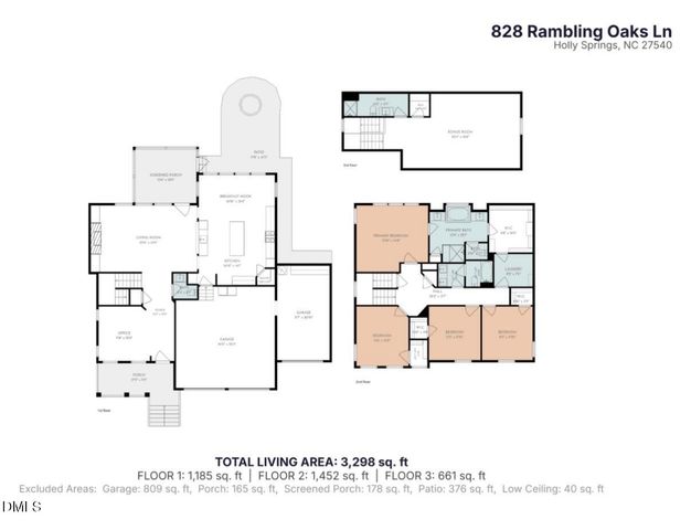 828 Rambling Oaks Lane, Holly Springs, NC 27540