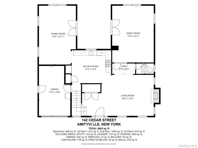 142 Cedar Street, Amityville, NY 11701