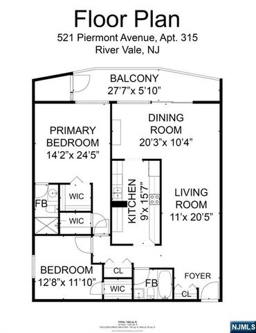 521 Piermont Avenue 315A, River Vale, NJ 07675