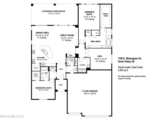 1780 E Wintergreen Drive, Green Valley, AZ 85614