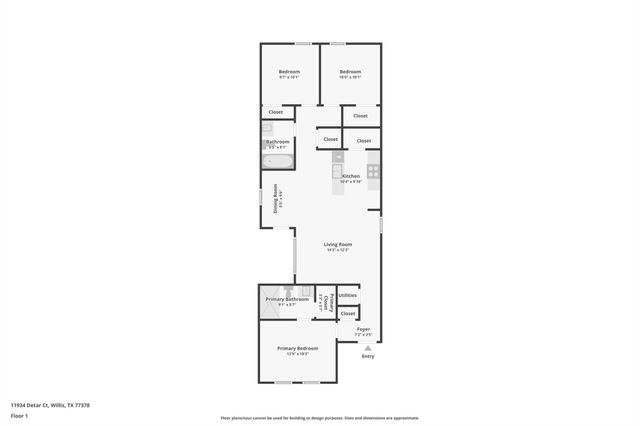 11934 Detar Court, Willis, TX 77378