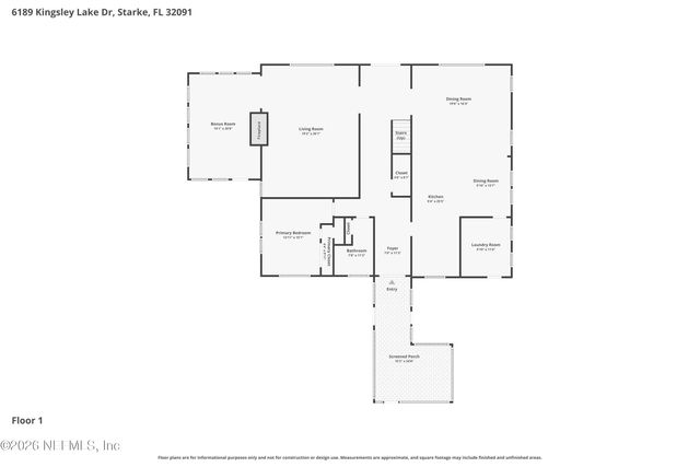 6189 KINGSLEY LAKE Drive, Starke, FL 32091