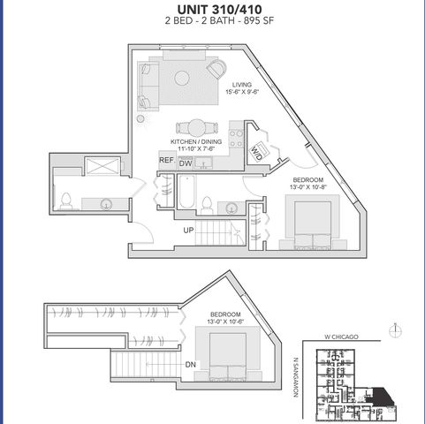 729 N Sangamon Street 410, Chicago, IL 60642