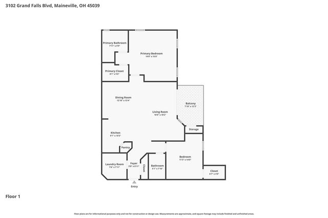 3102 Grand Falls Boulevard, Maineville, OH 45039