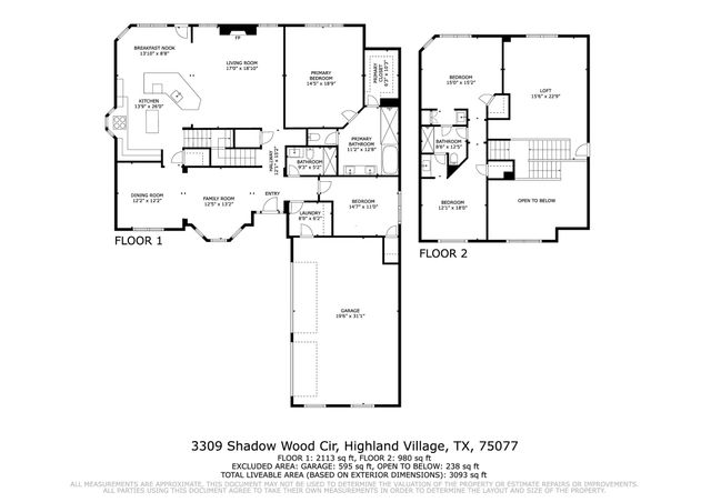 3309 Shadow Wood Circle, Highland Village, TX 75077