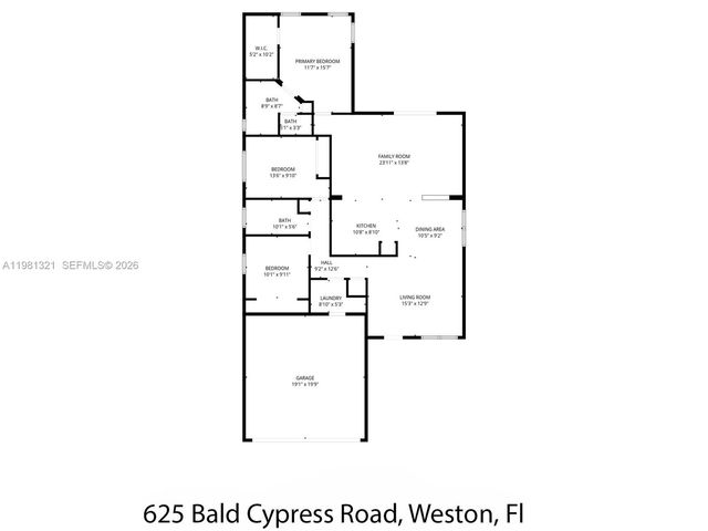 625 Bald Cypress Rd 625, Weston, FL 33327