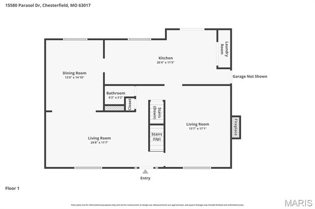 15580 Parasol Drive, Chesterfield, MO 63017